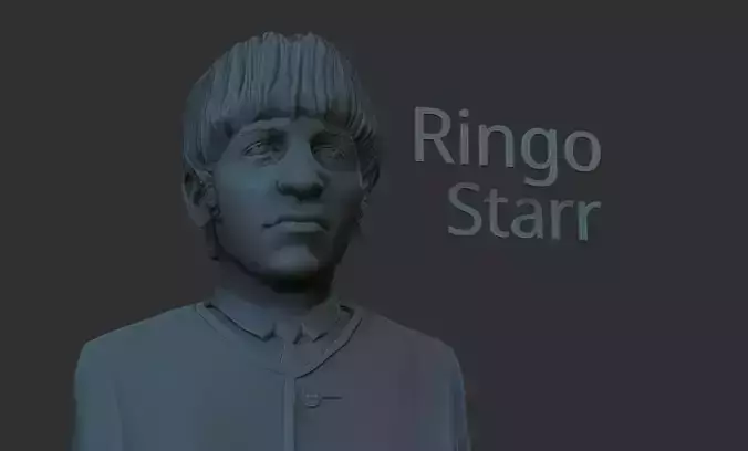 Ringo Starr 3D print model
