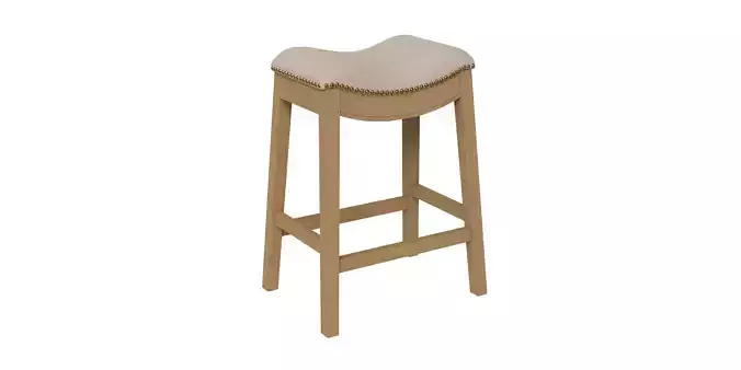New Ridge Home Saddle Style Counter Stool