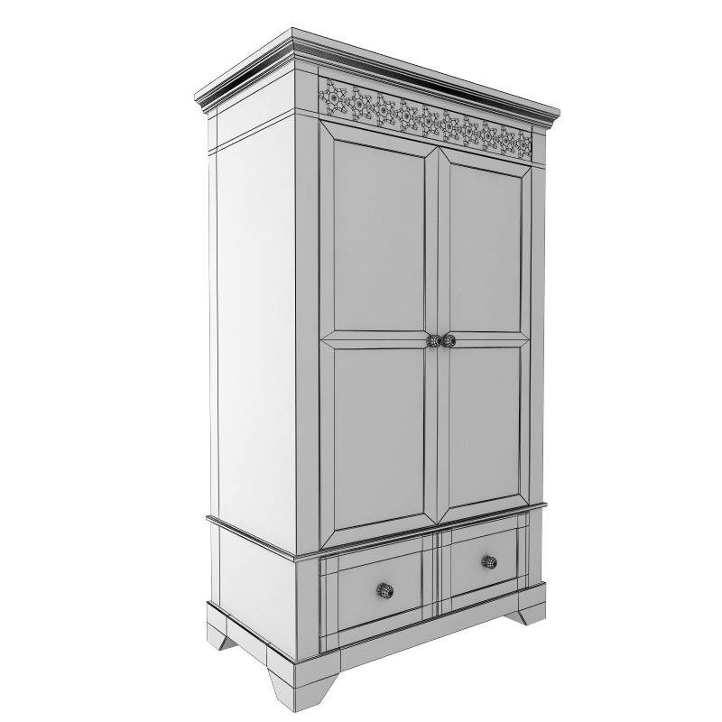 Old furniture collection 3D model_22