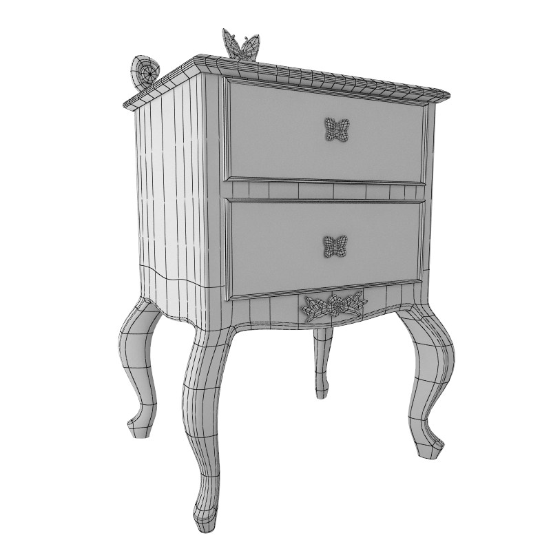 Old furniture collection 3D model_6