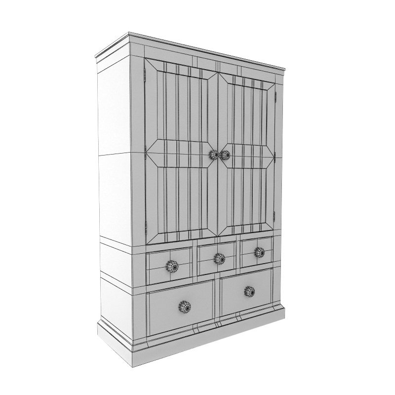 Old furniture collection 3D model_24