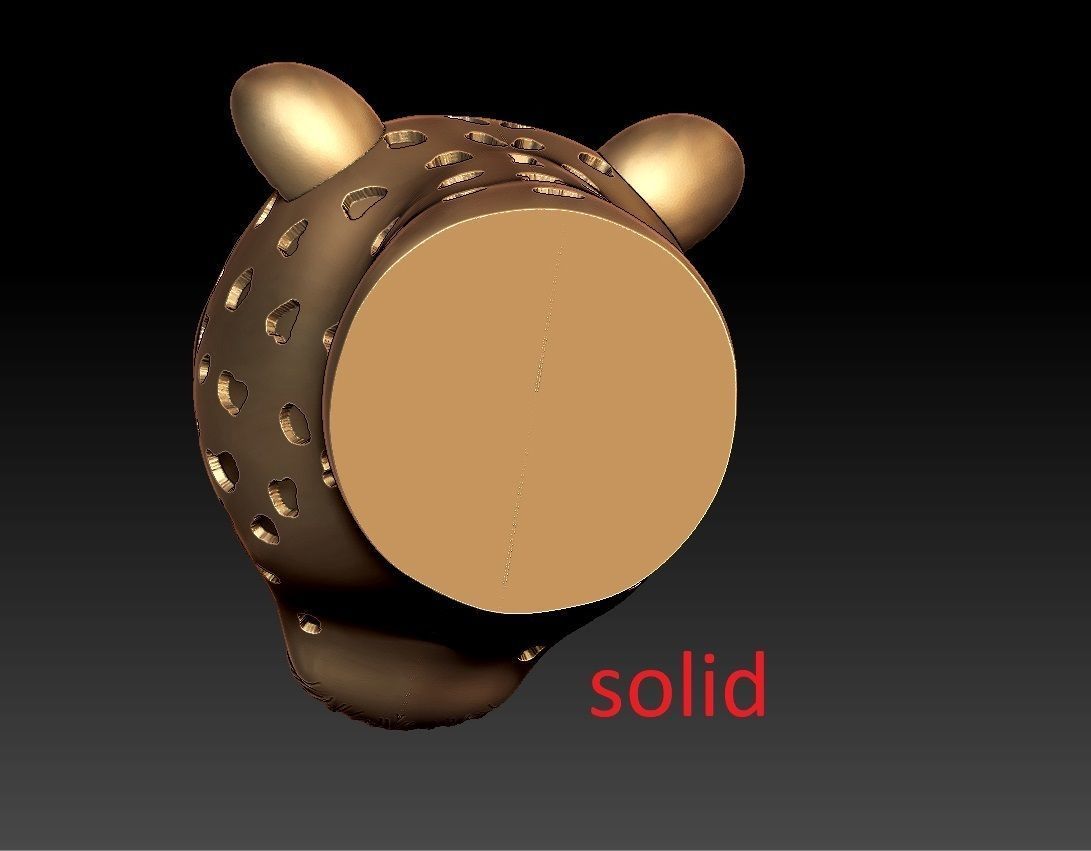 jaguar bangle 3D print model_8