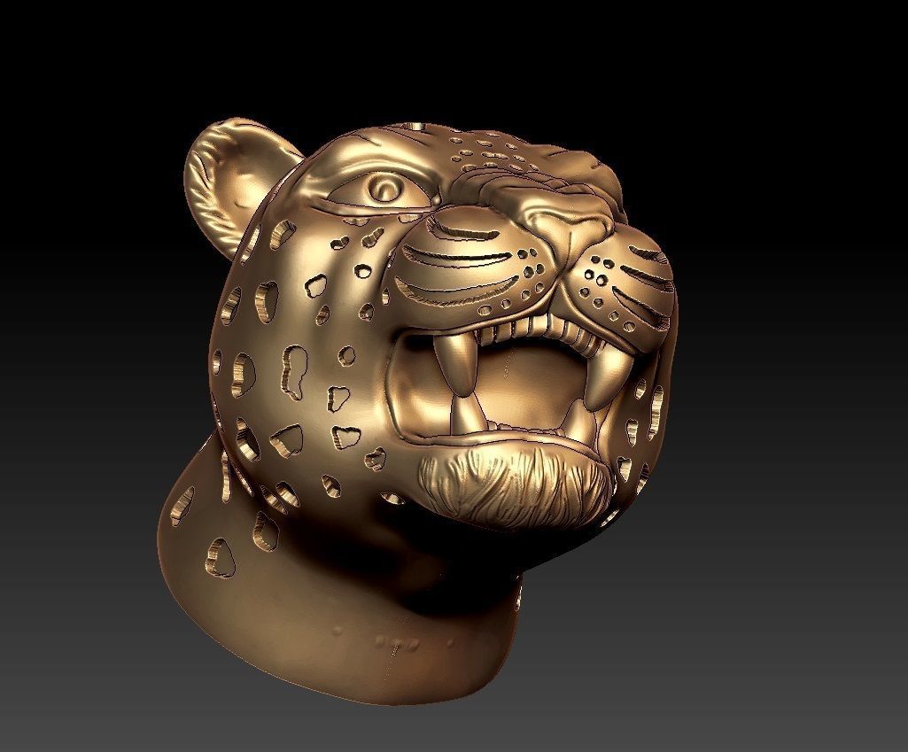 jaguar bangle 3D print model_6