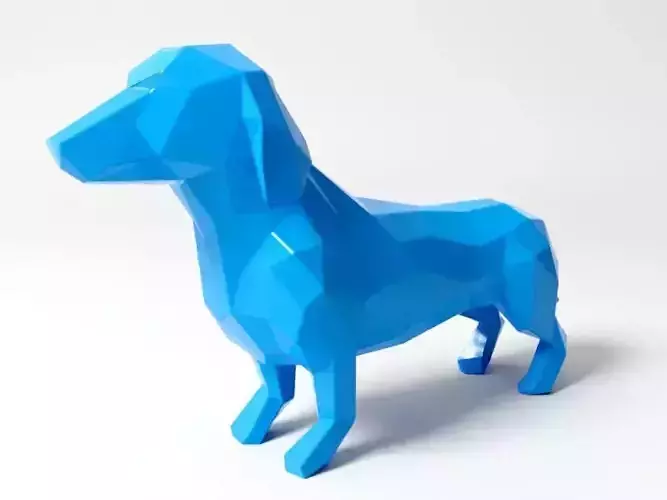 Polygon Dachshund Dog