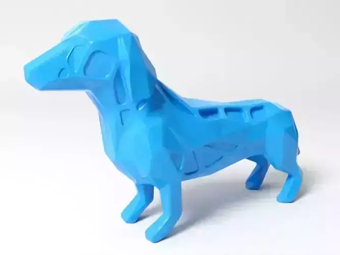 Polygon Dachshund Dog