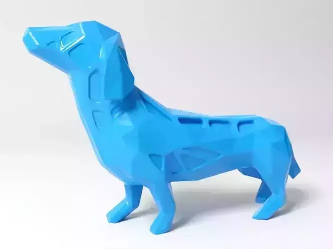 Polygon Dachshund Dog