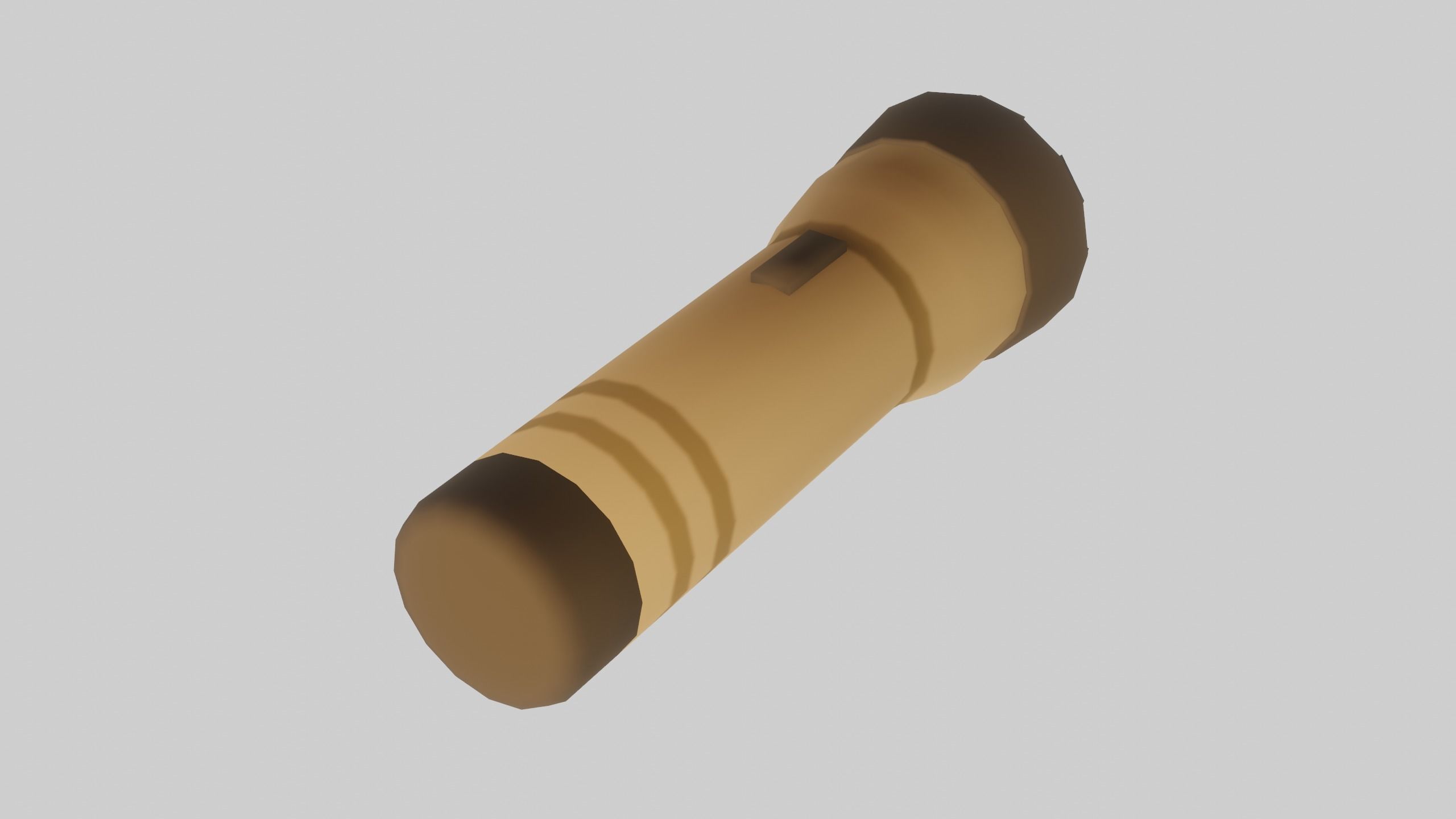 Flashlight Demo Low-poly 3D model_1