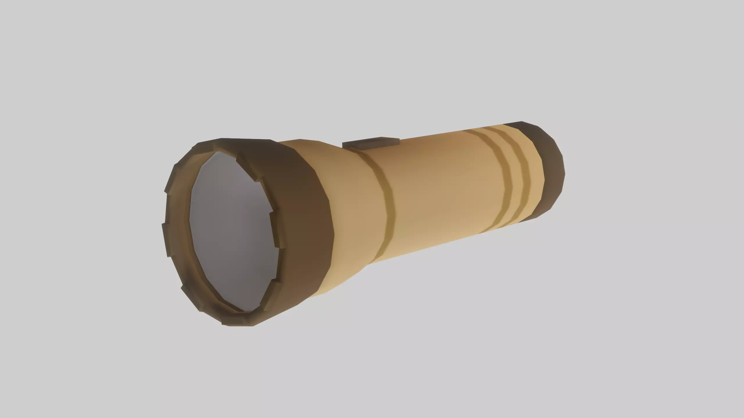 Flashlight Demo Low-poly 3D model_0