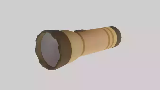 Flashlight Demo Low-poly 3D model