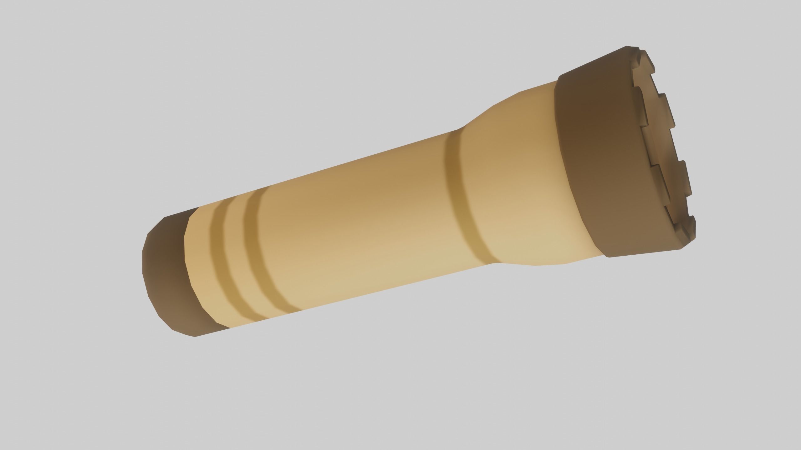 Flashlight Demo Low-poly 3D model_2