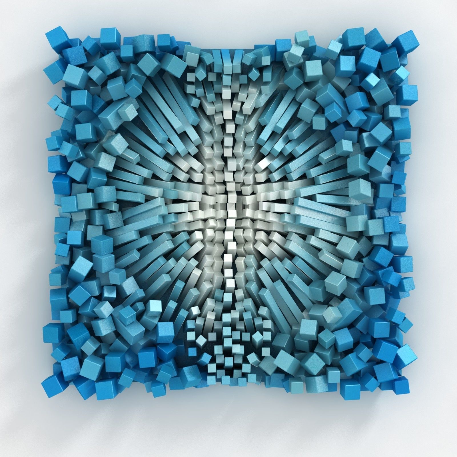 Gil Bruvel Bending the Lines wall sculpture art 3D model_3