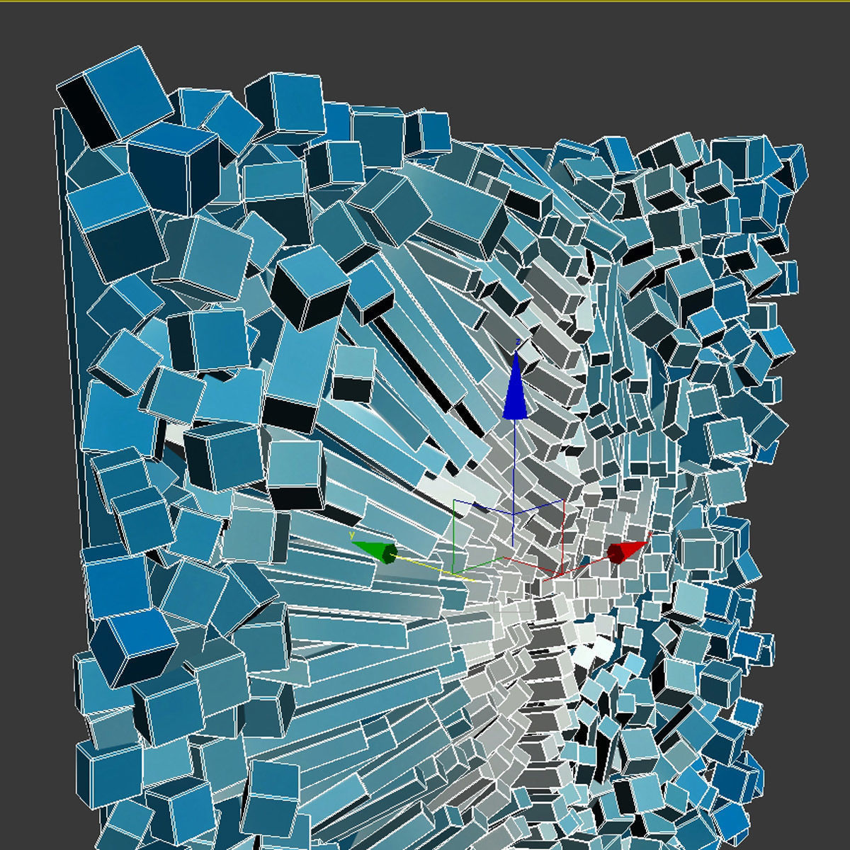 Gil Bruvel Bending the Lines wall sculpture art 3D model_6