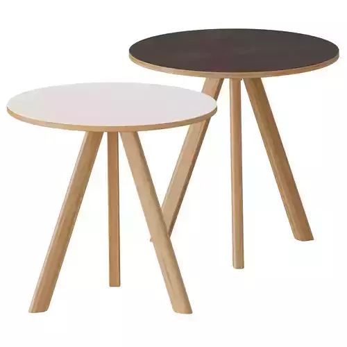 HAY COPENHAGUE 20 SIDE TABLE AND PASTIS COFFEE TABLE 3D model
