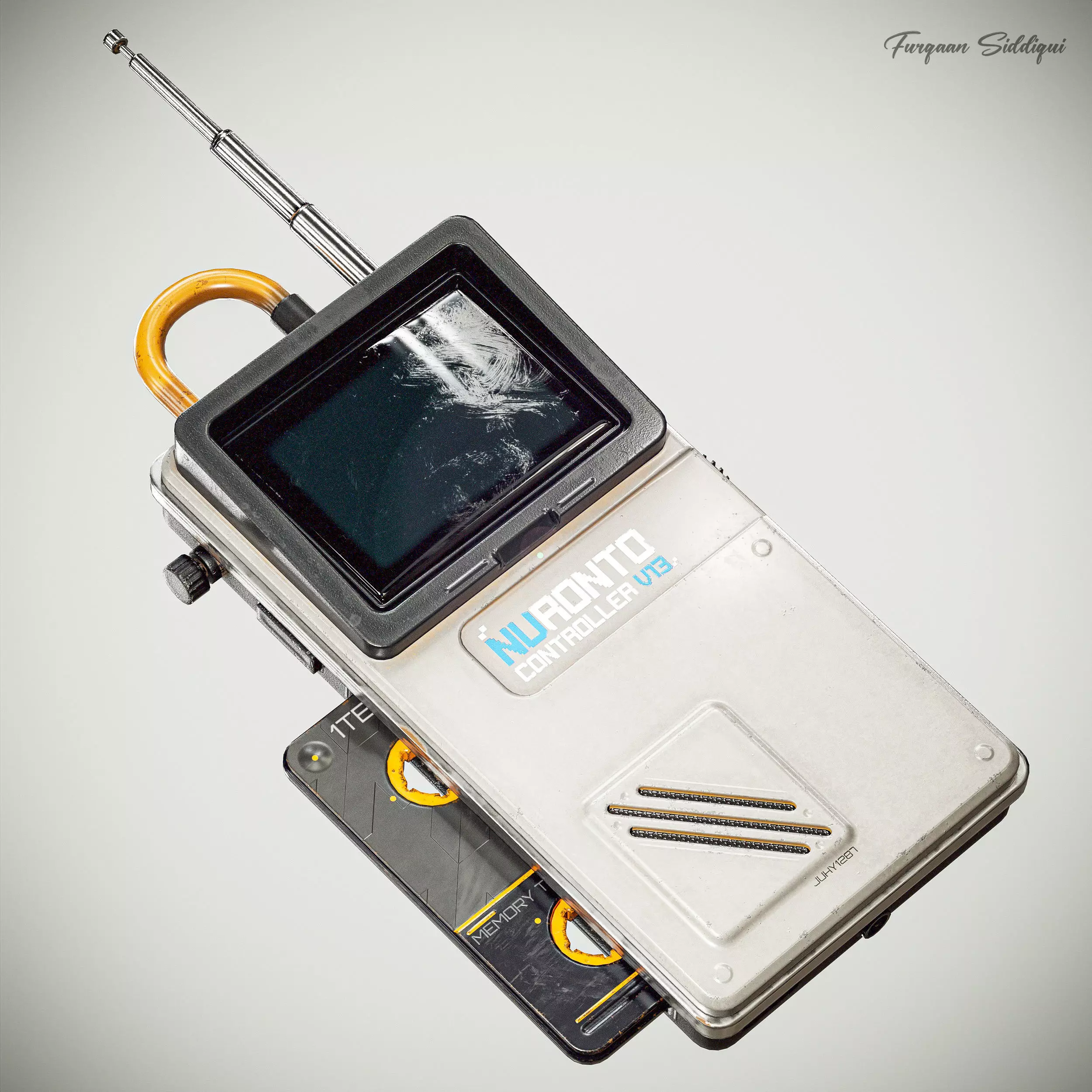 Sci-fi Controller V13 PBR Low-poly 3D model_0