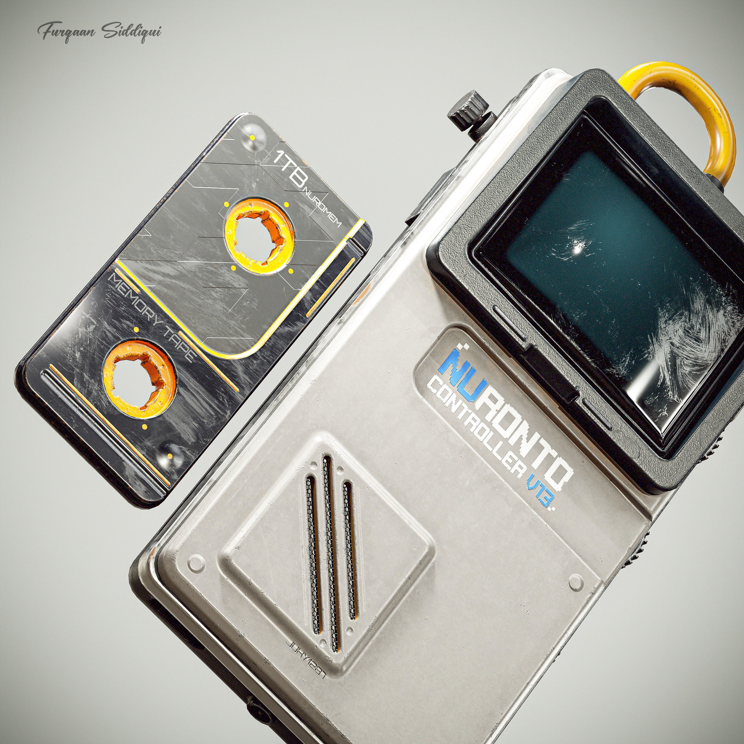 Sci-fi Controller V13 PBR Low-poly 3D model_13