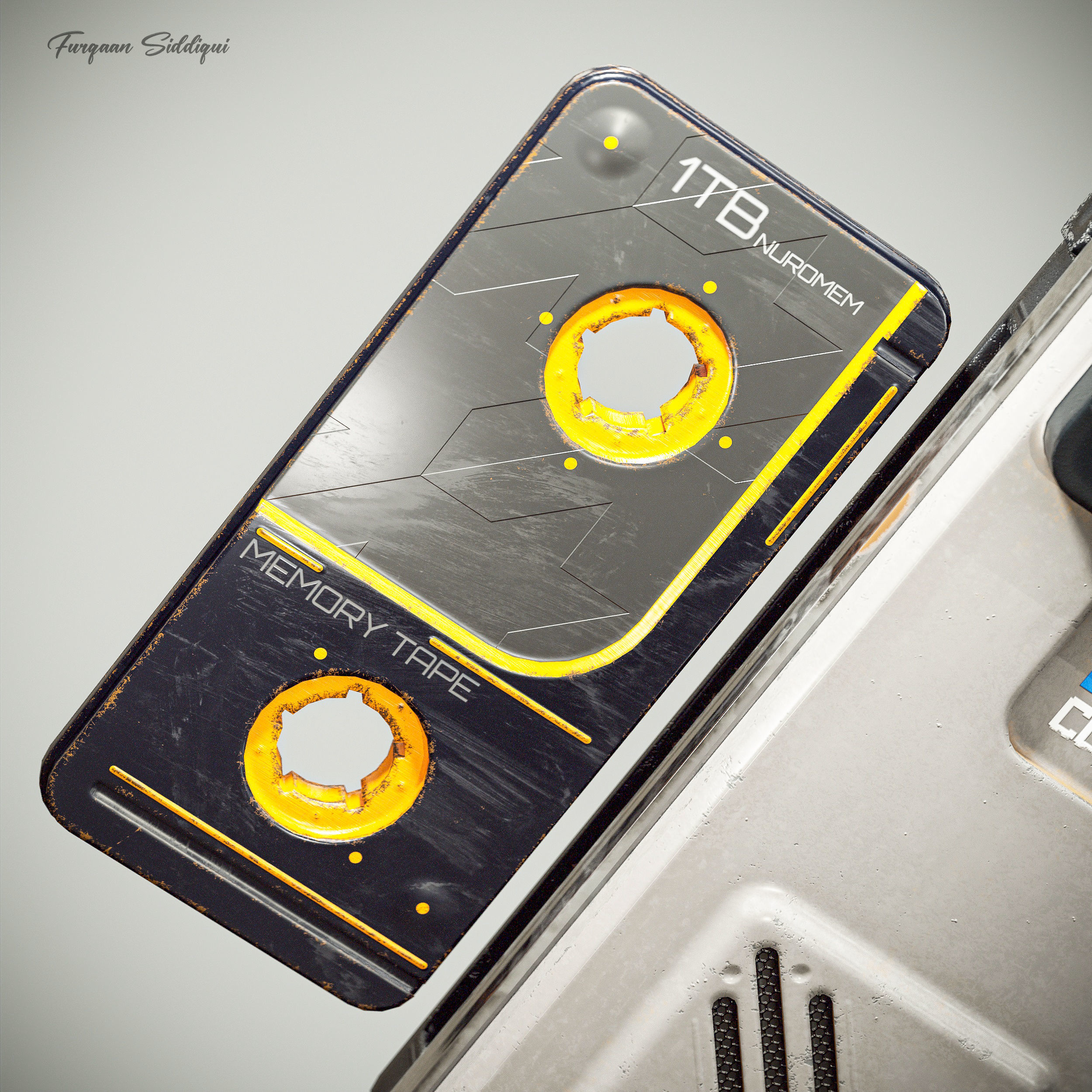 Sci-fi Controller V13 PBR Low-poly 3D model_2