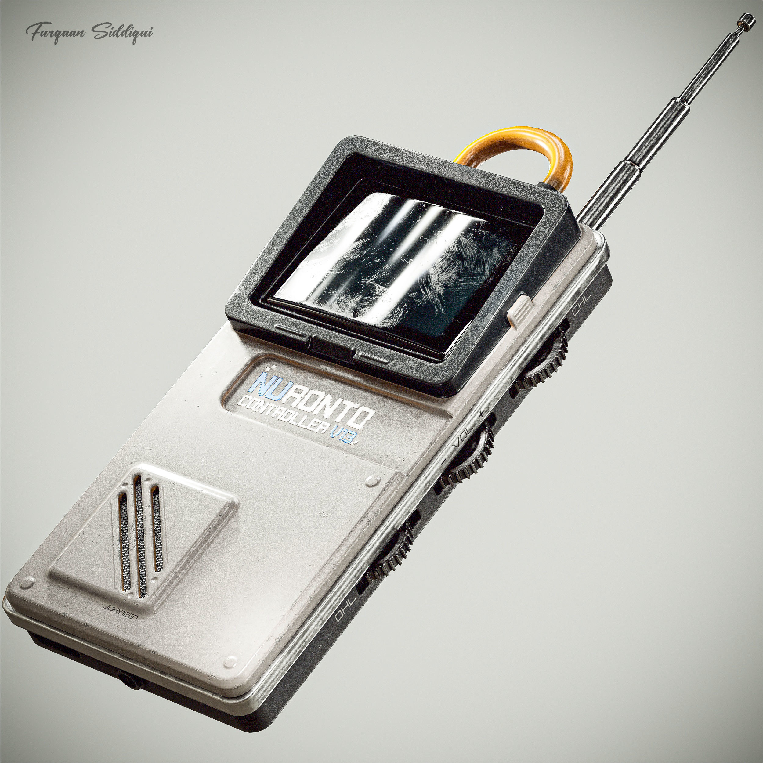 Sci-fi Controller V13 PBR Low-poly 3D model_9