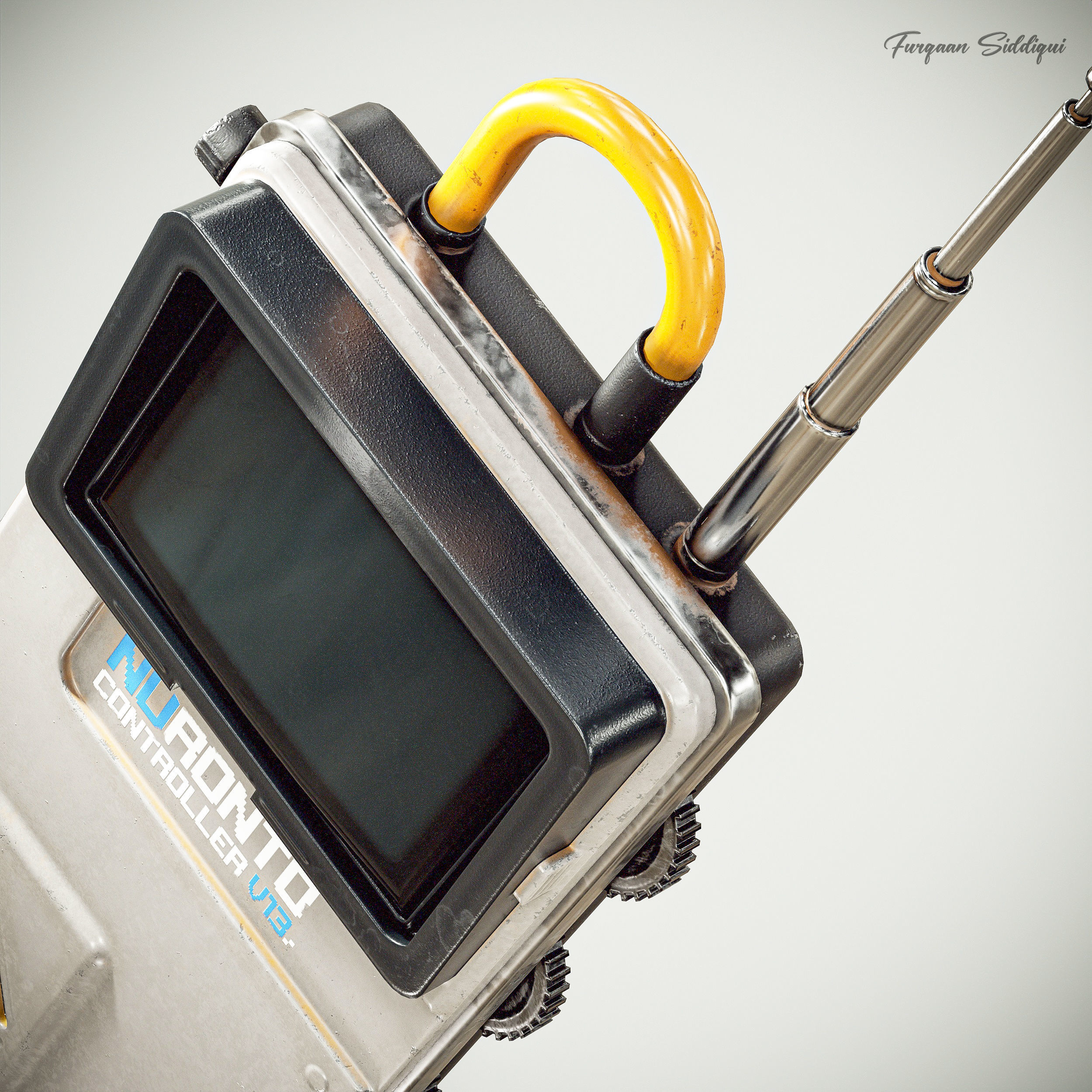 Sci-fi Controller V13 PBR Low-poly 3D model_10