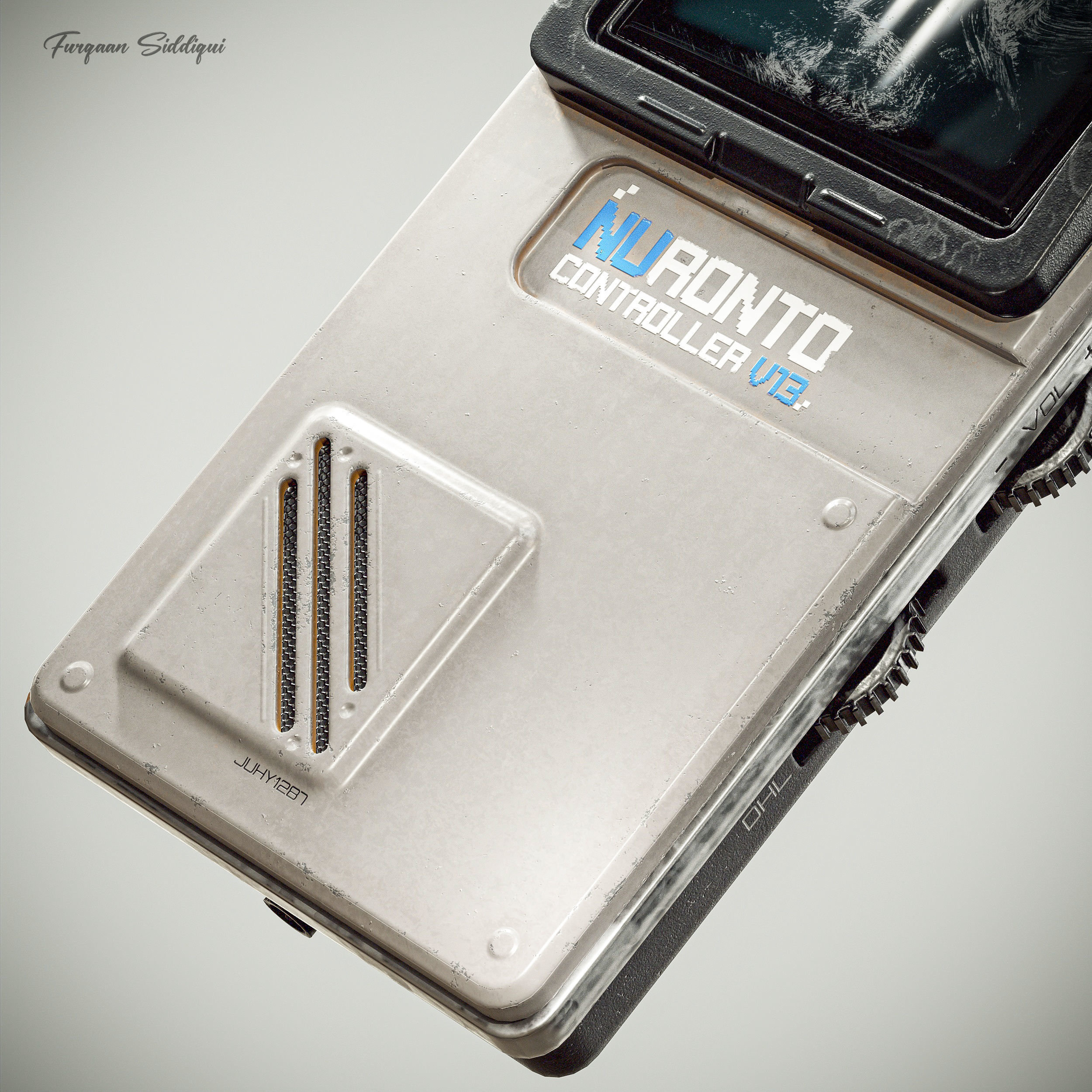 Sci-fi Controller V13 PBR Low-poly 3D model_12