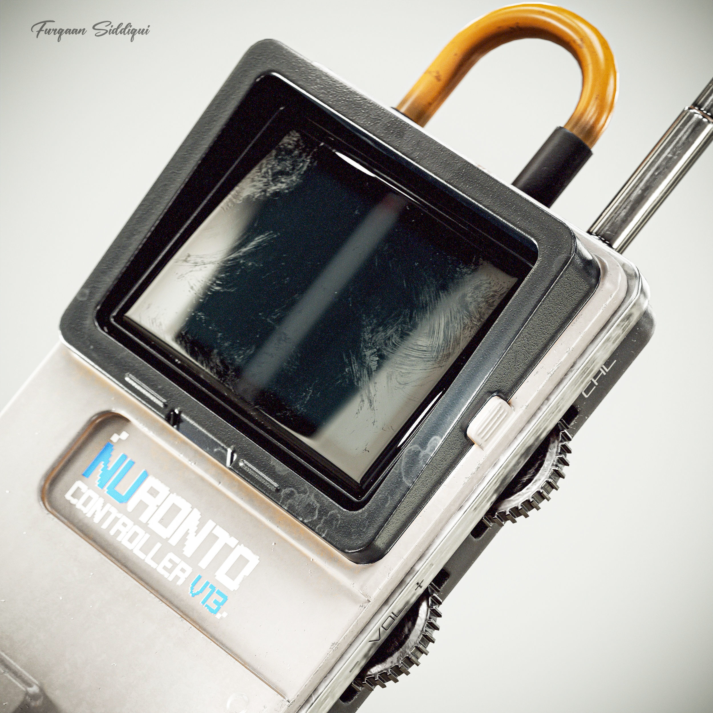 Sci-fi Controller V13 PBR Low-poly 3D model_8