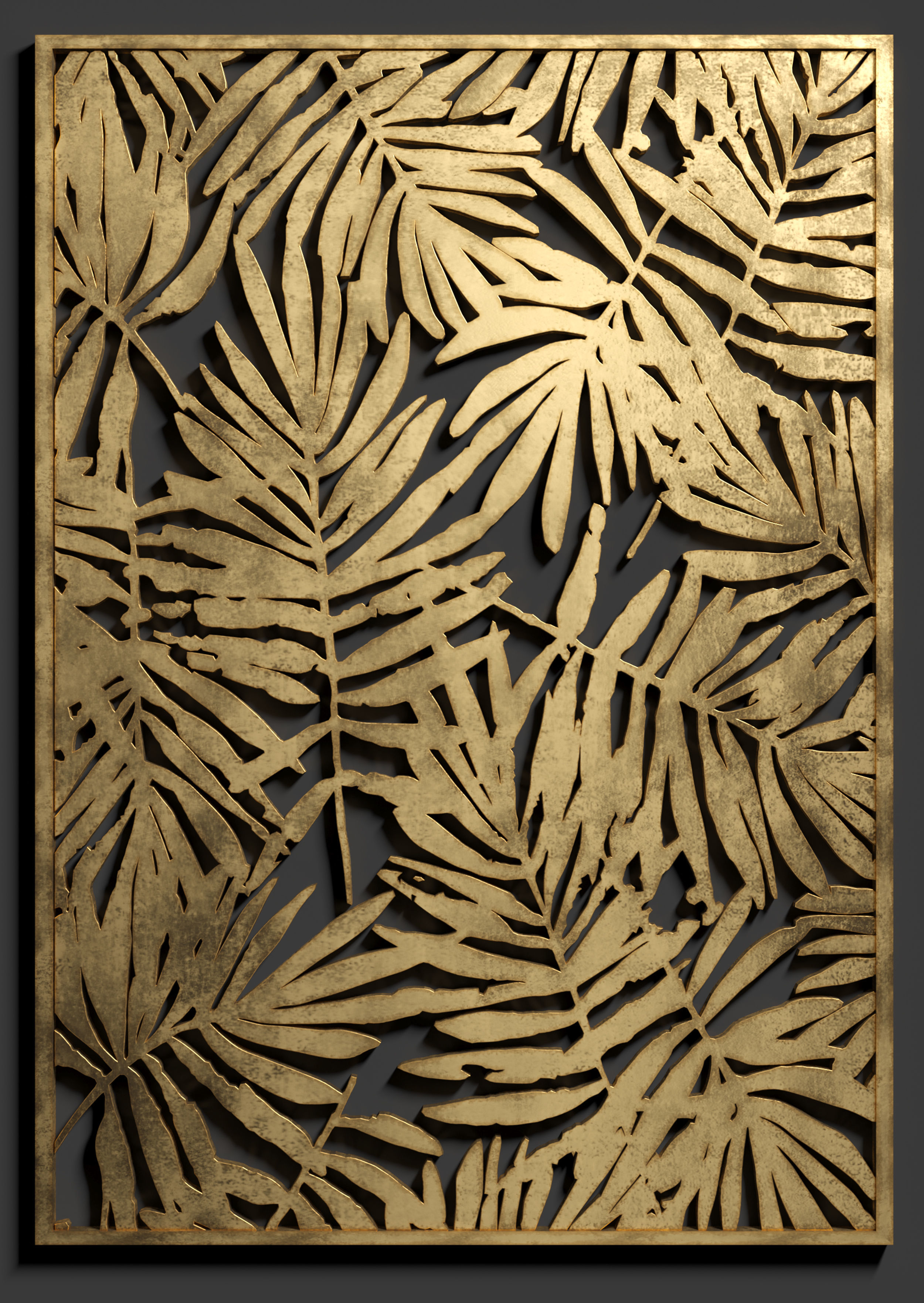 Decorative Panel 3D model_3