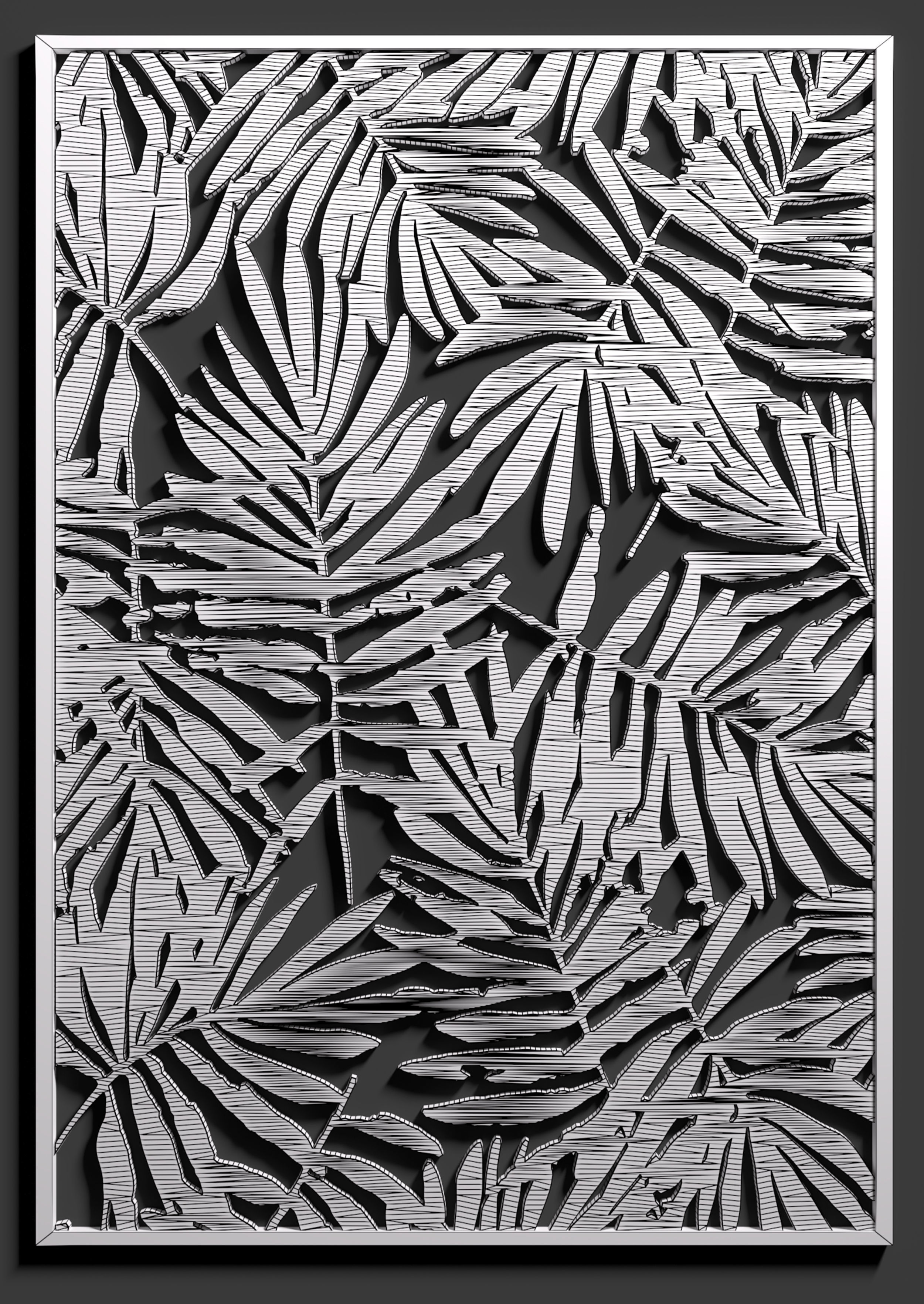 Decorative Panel 3D model_6