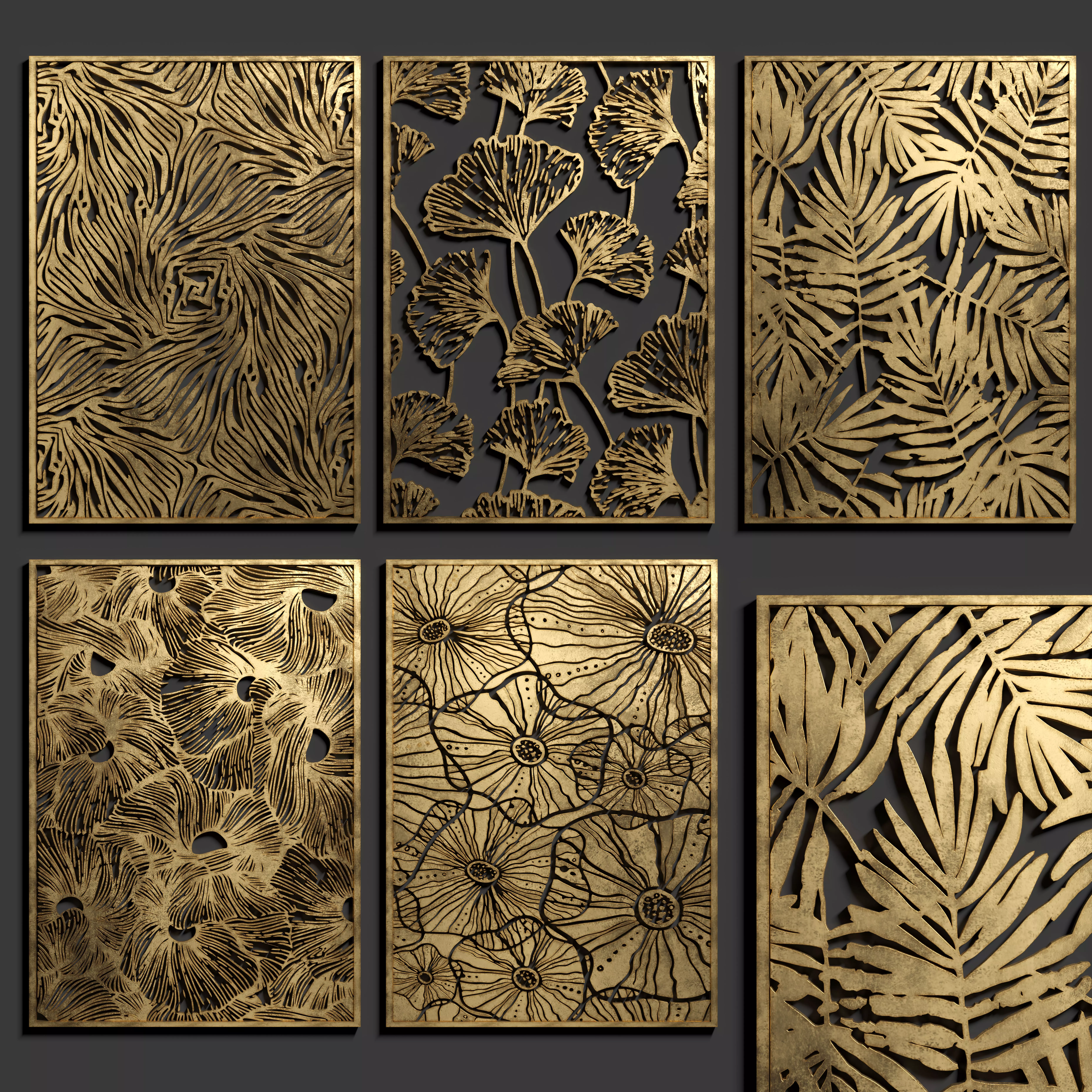 Decorative Panel 3D model_0