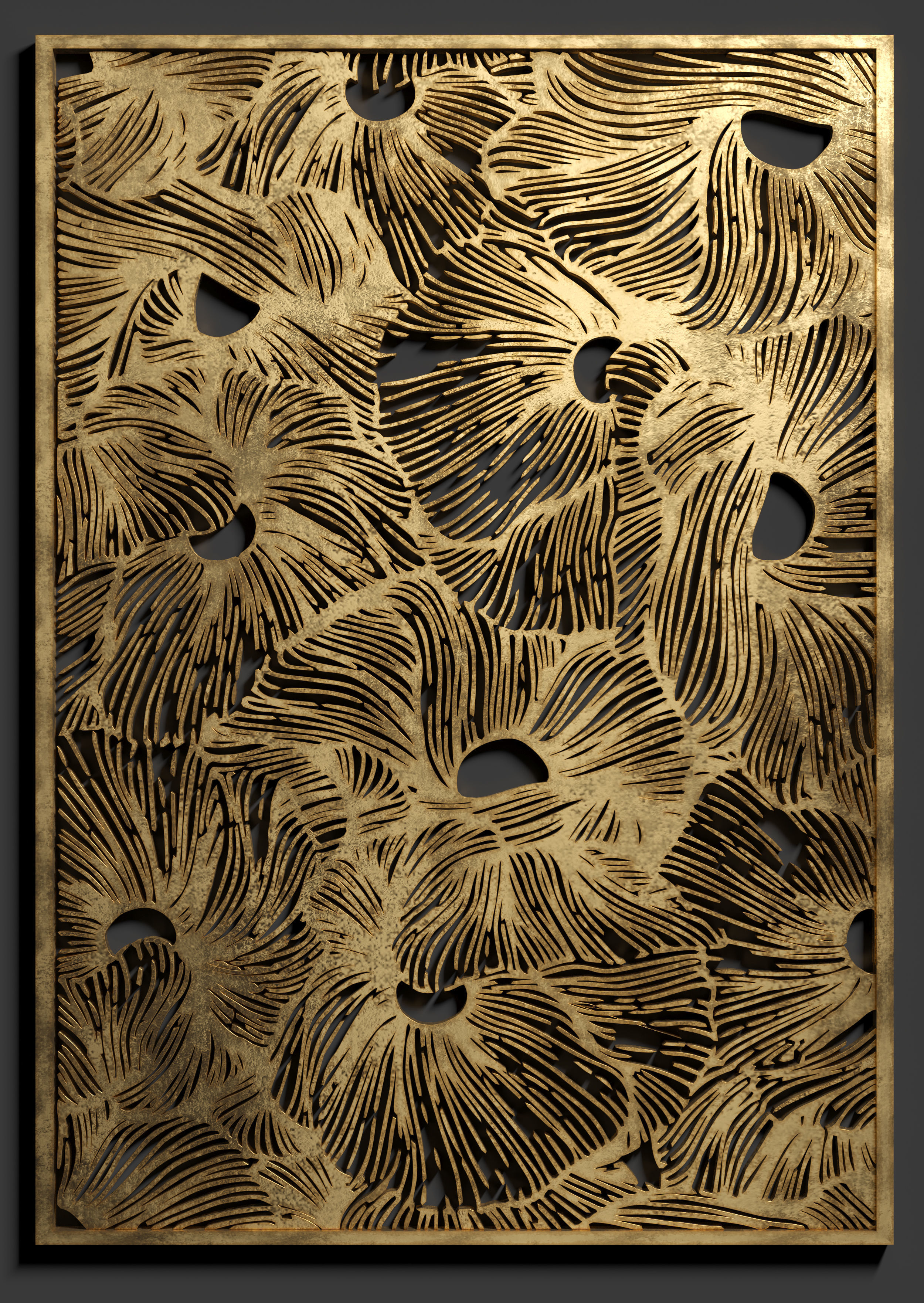 Decorative Panel 3D model_2