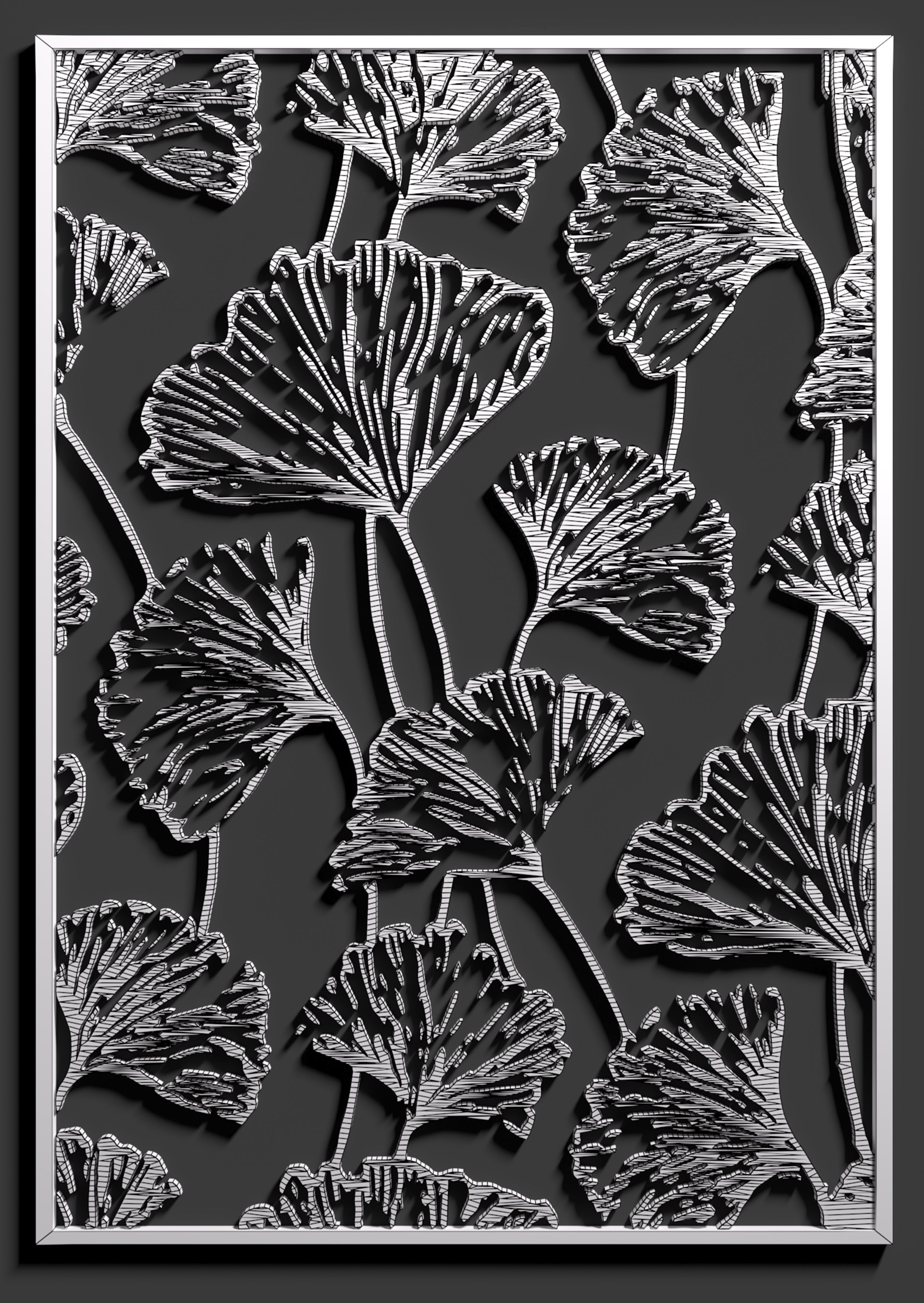 Decorative Panel 3D model_7