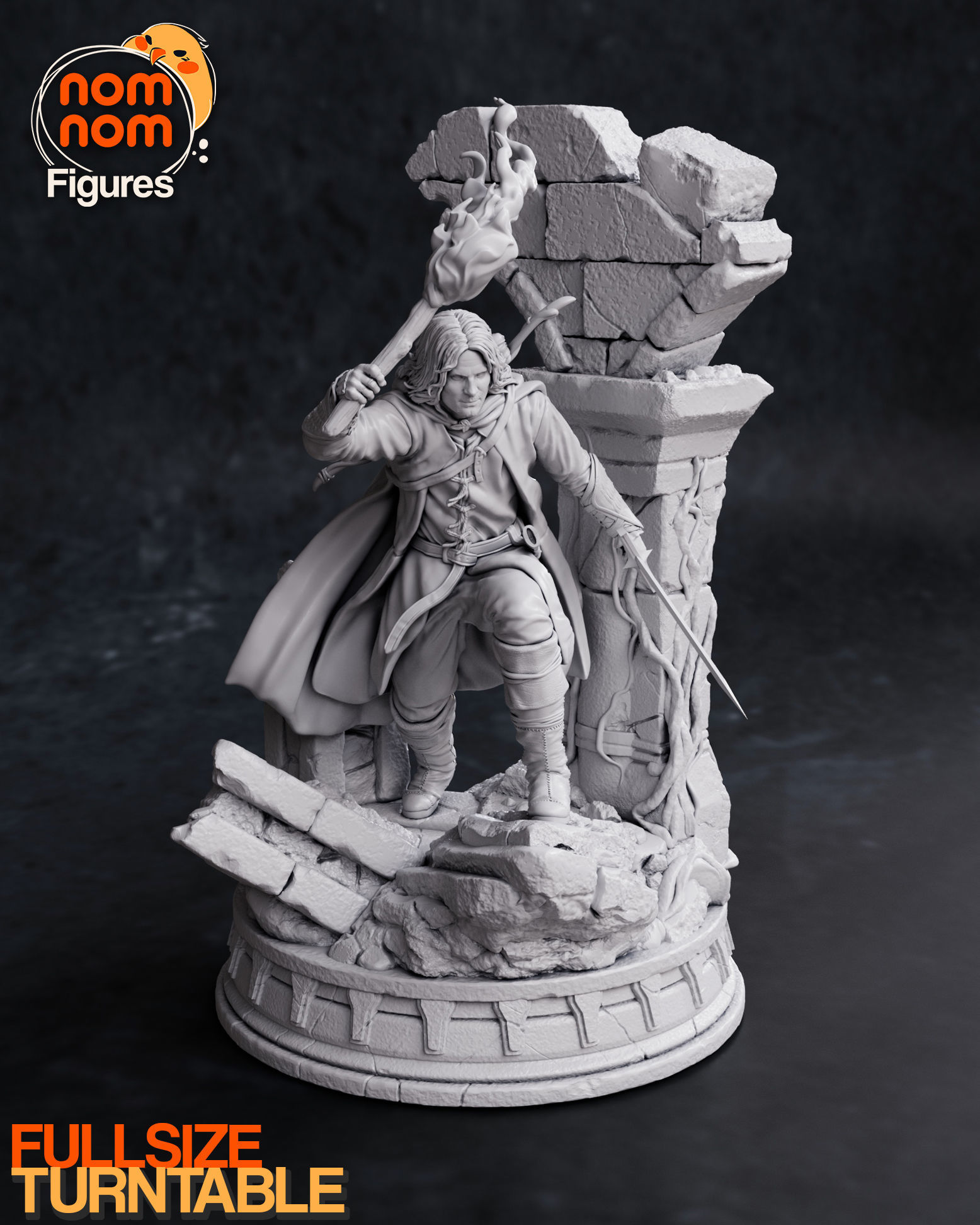 Aragorn - Lord of the Rings 3D print model_4