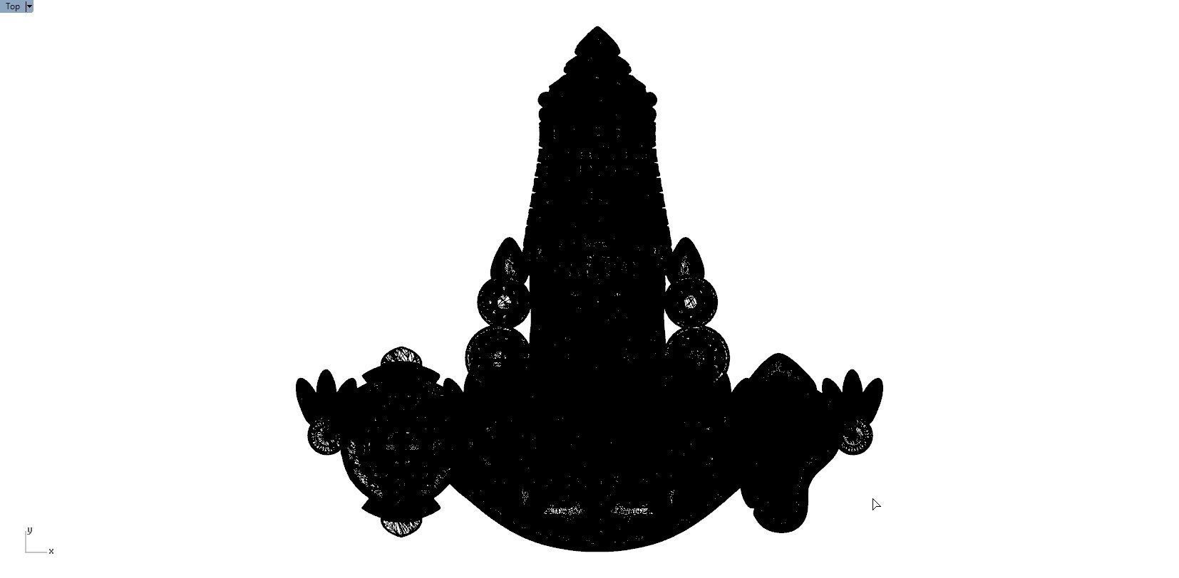 BALAJI PENDENT 3D print model_7