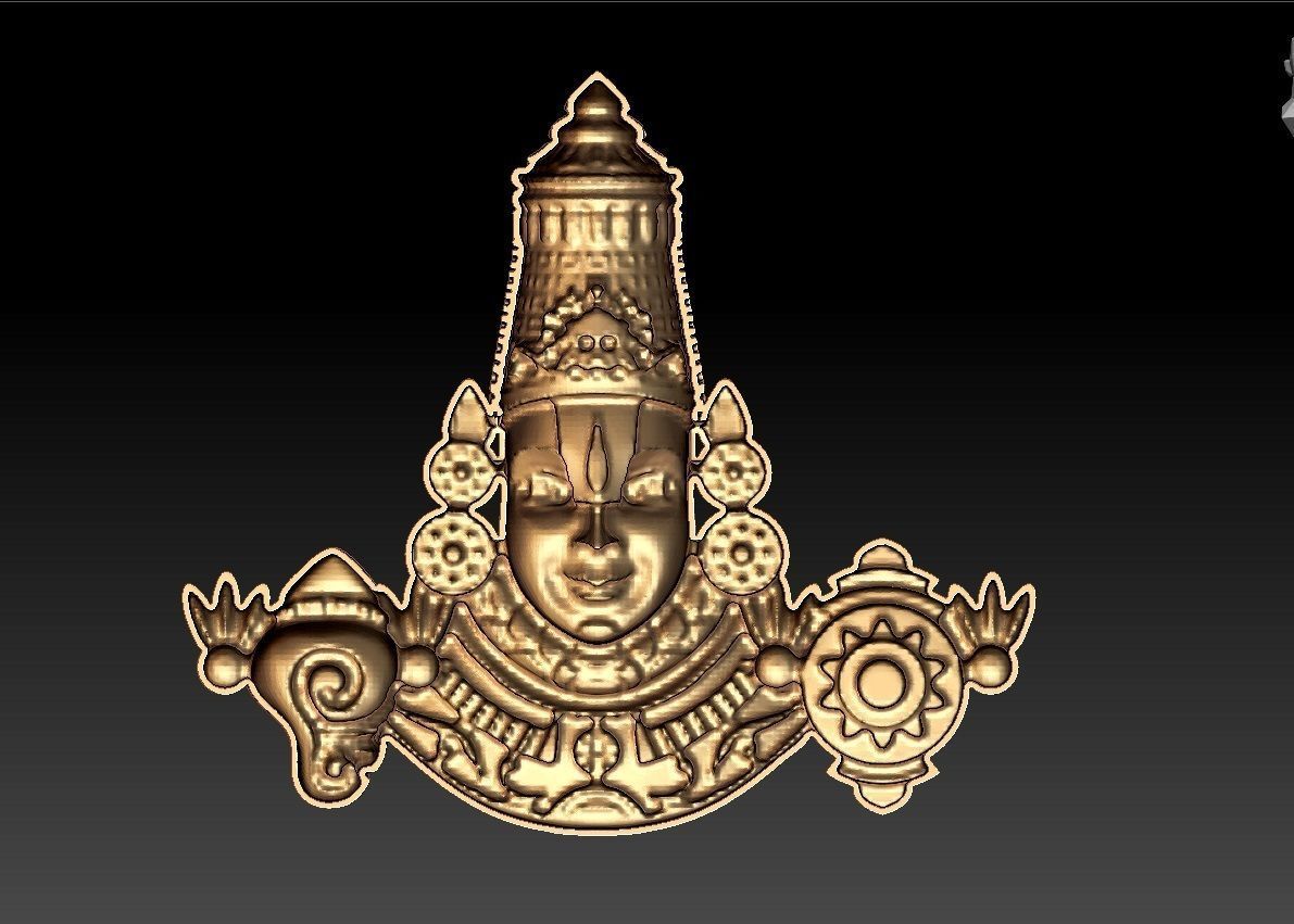 BALAJI PENDENT 3D print model_2