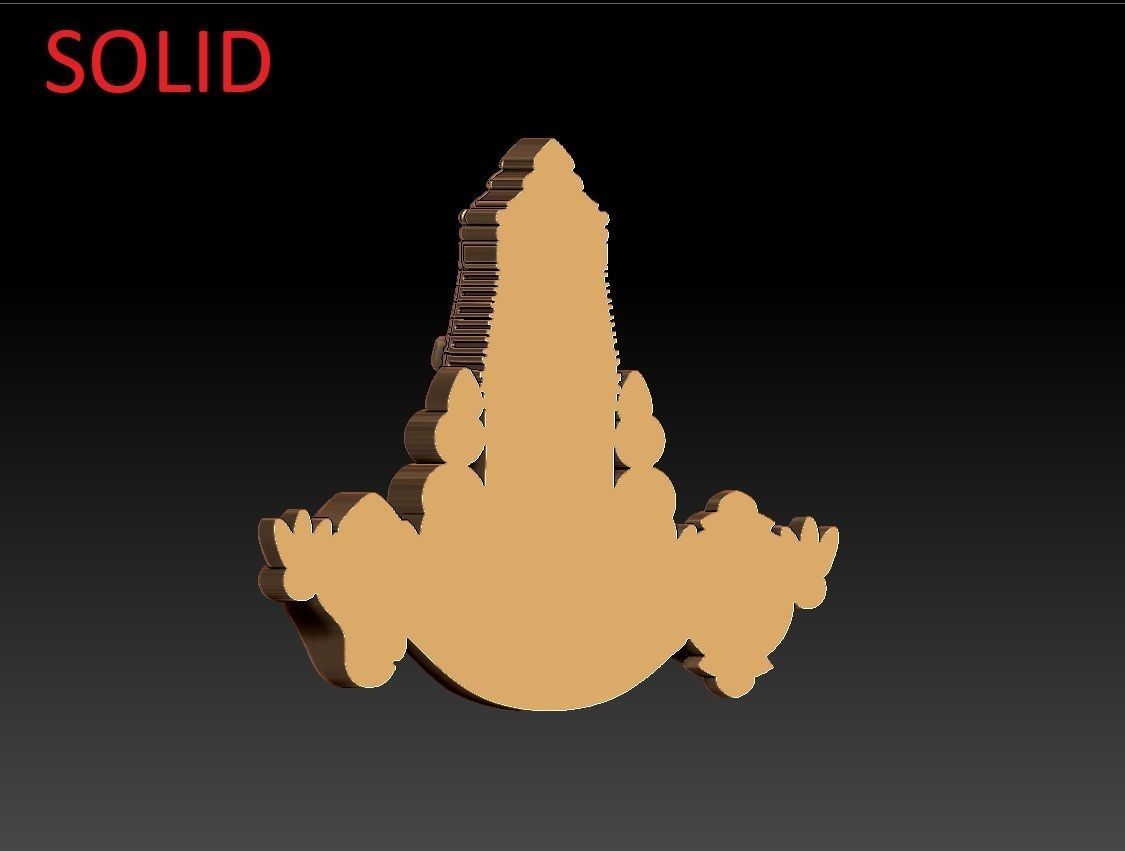 BALAJI PENDENT 3D print model_5