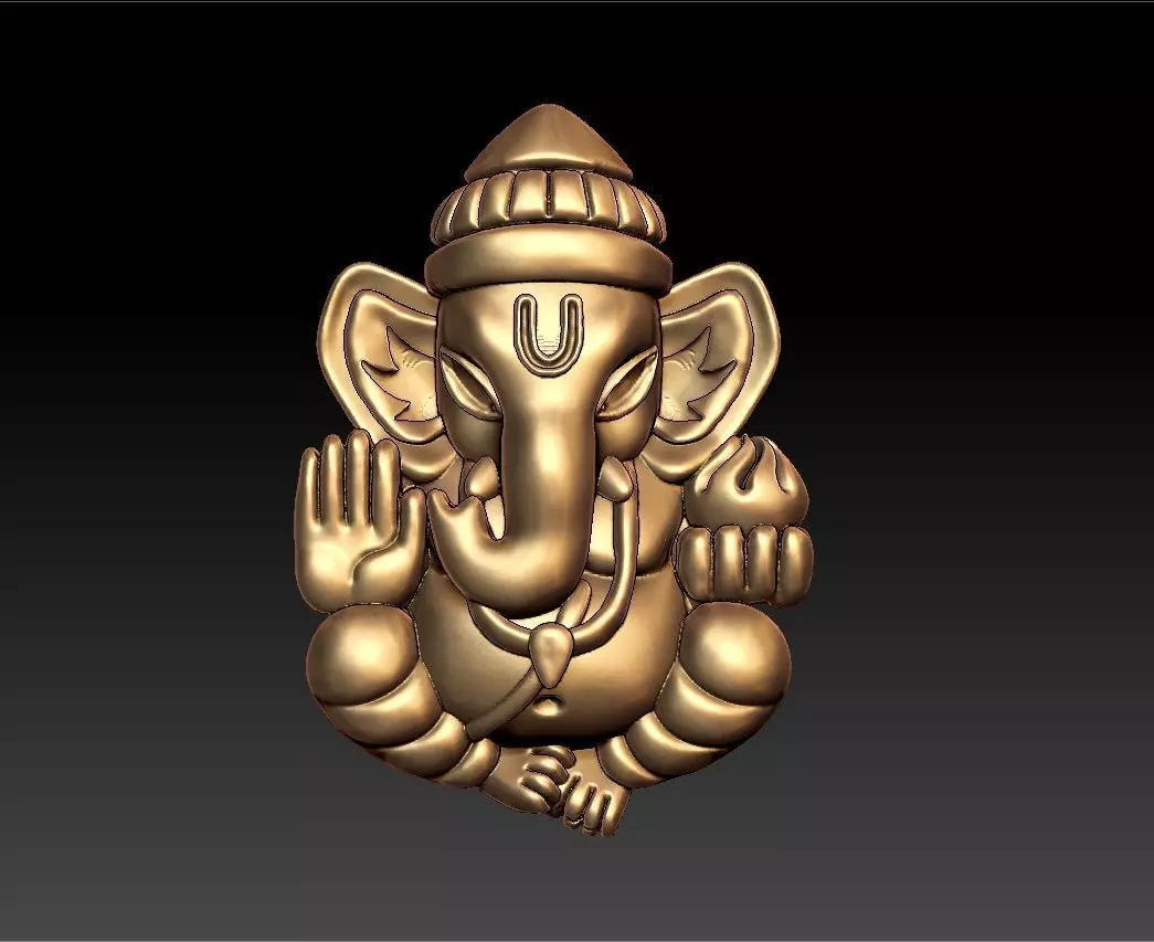 GANAPATHI PENDENT 3D print model_0