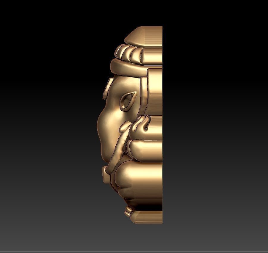 GANAPATHI PENDENT 3D print model_1