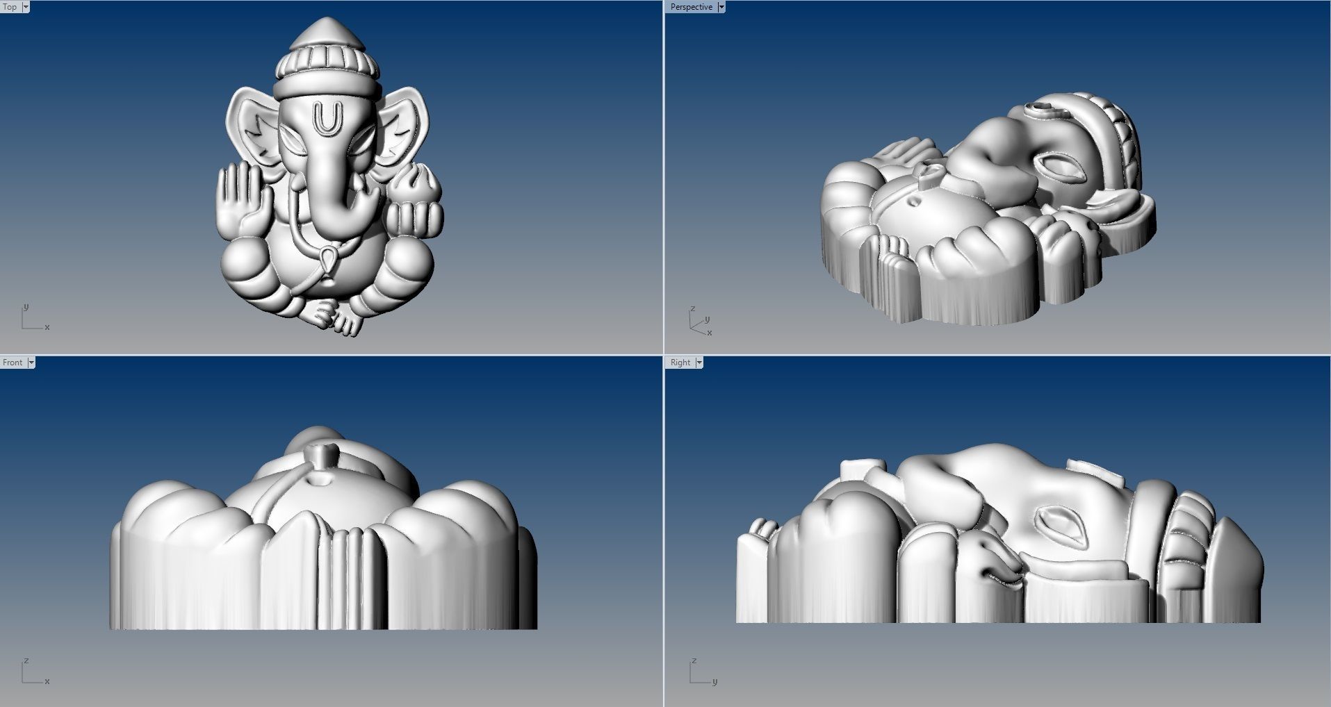 GANAPATHI PENDENT 3D print model_8