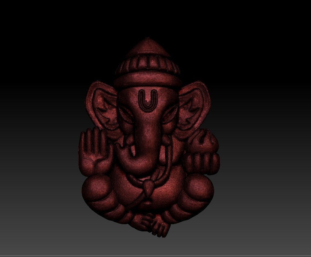 GANAPATHI PENDENT 3D print model_5