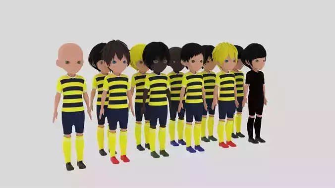 Yellow Soccer - Football Team