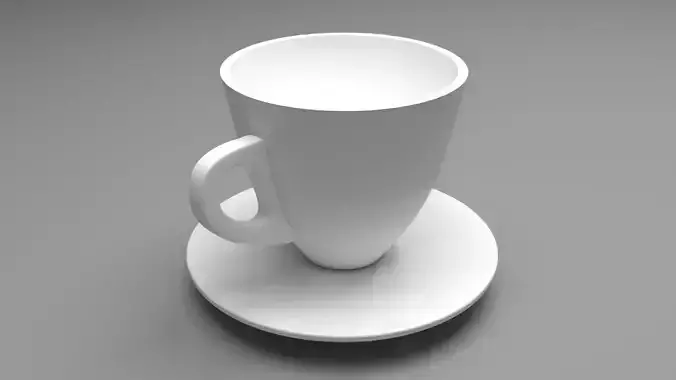 Coffee Cup With Coaster