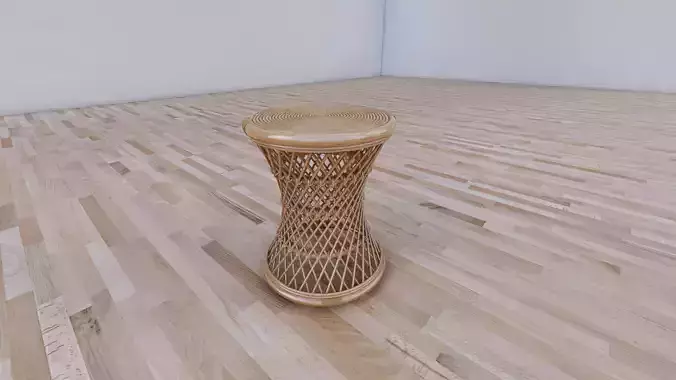 Rattan Stool Sketchup 