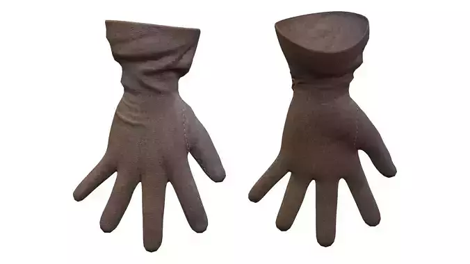 Medieval Male Swordsman Gloves