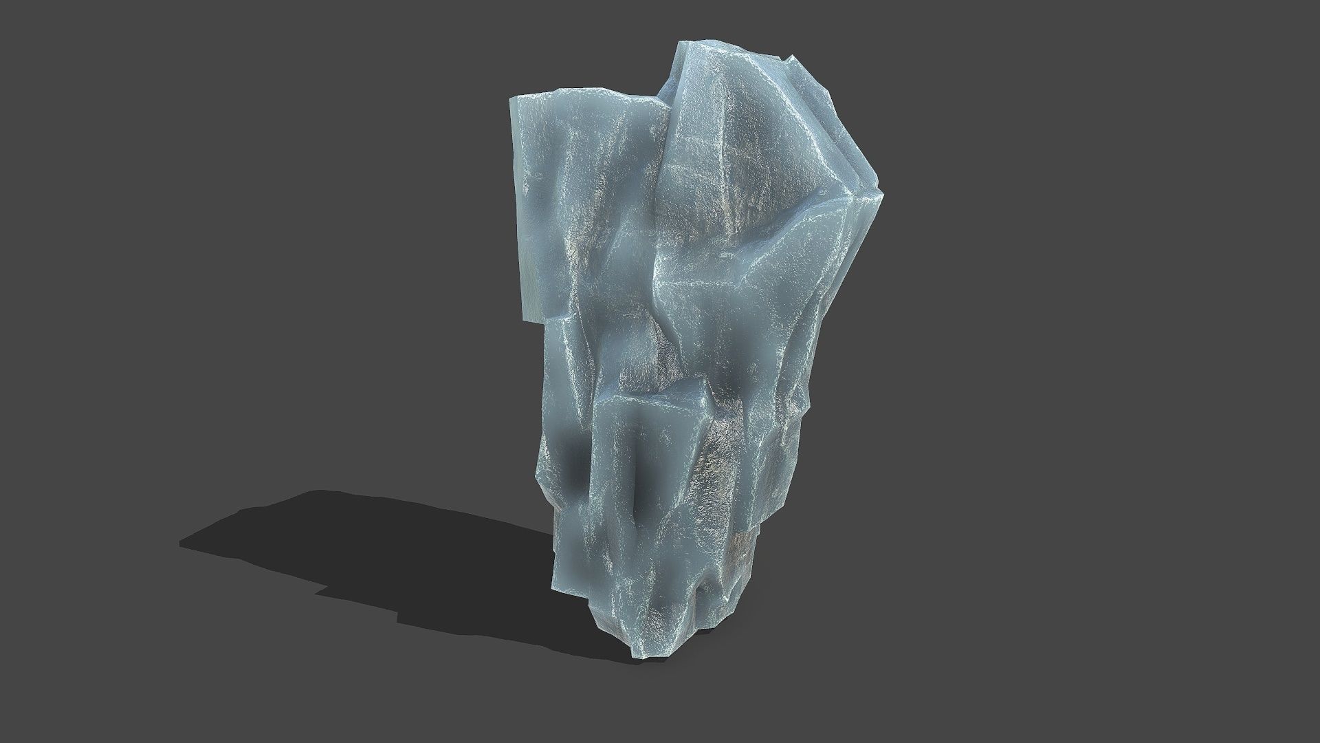 ice rocks 13 Low-poly 3D model_15