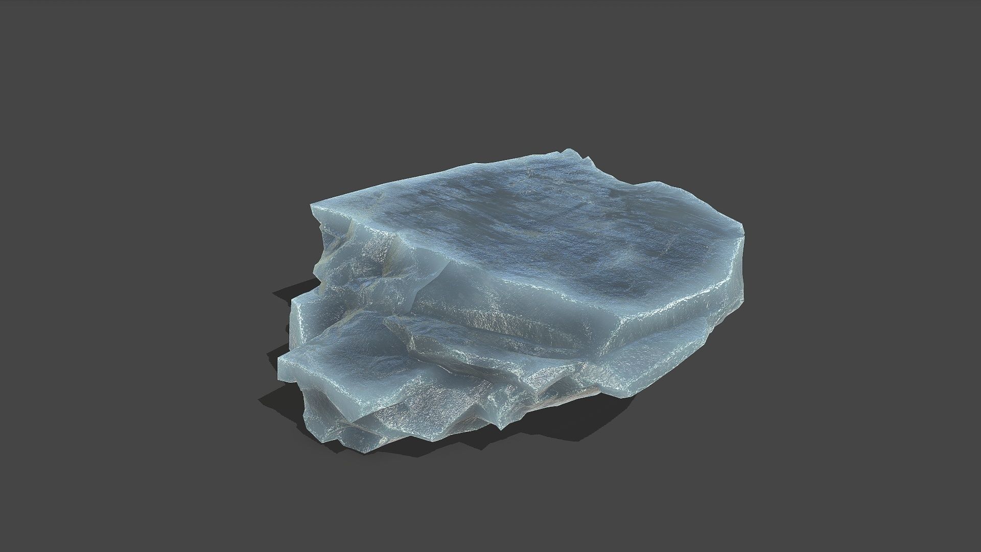 ice rocks 13 Low-poly 3D model_17