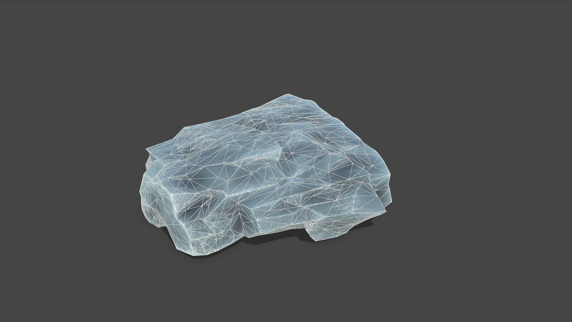 ice rocks 13 Low-poly 3D model_6