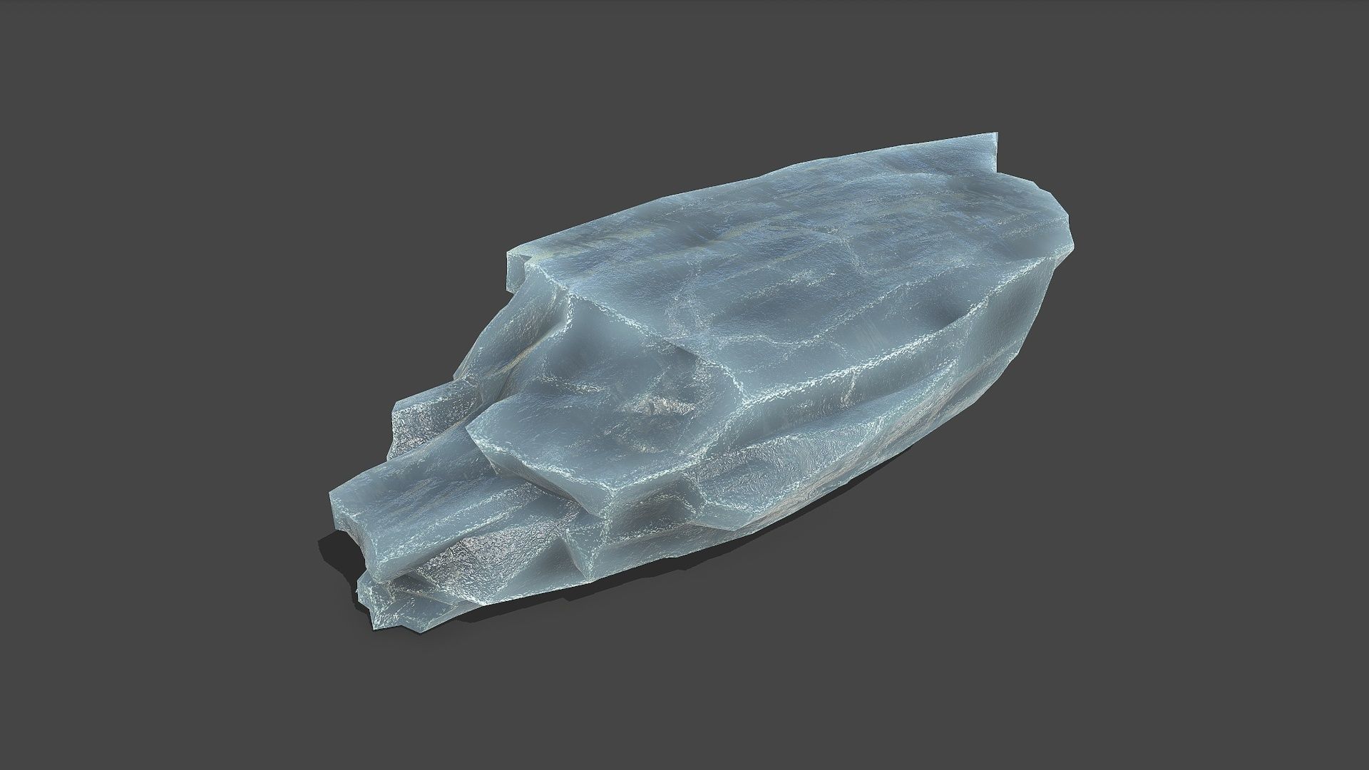 ice rocks 13 Low-poly 3D model_13