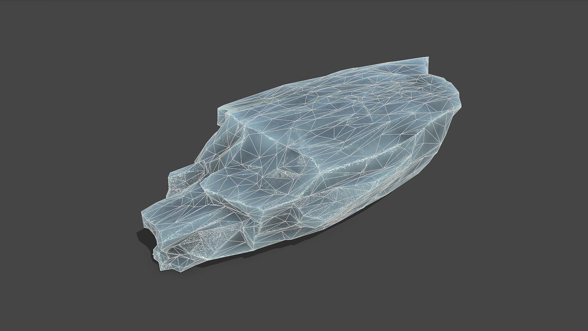 ice rocks 13 Low-poly 3D model_14