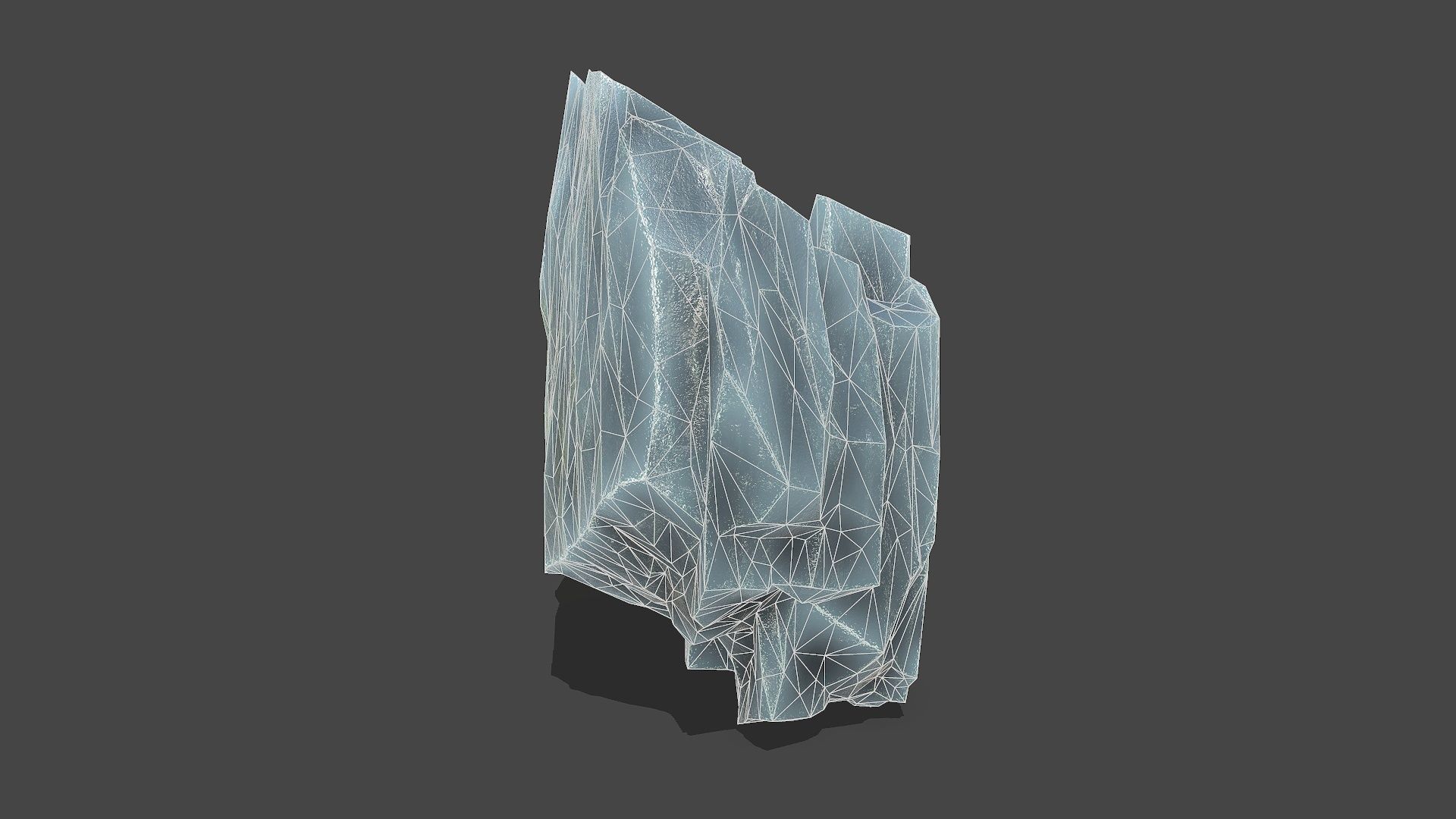ice rocks 13 Low-poly 3D model_12