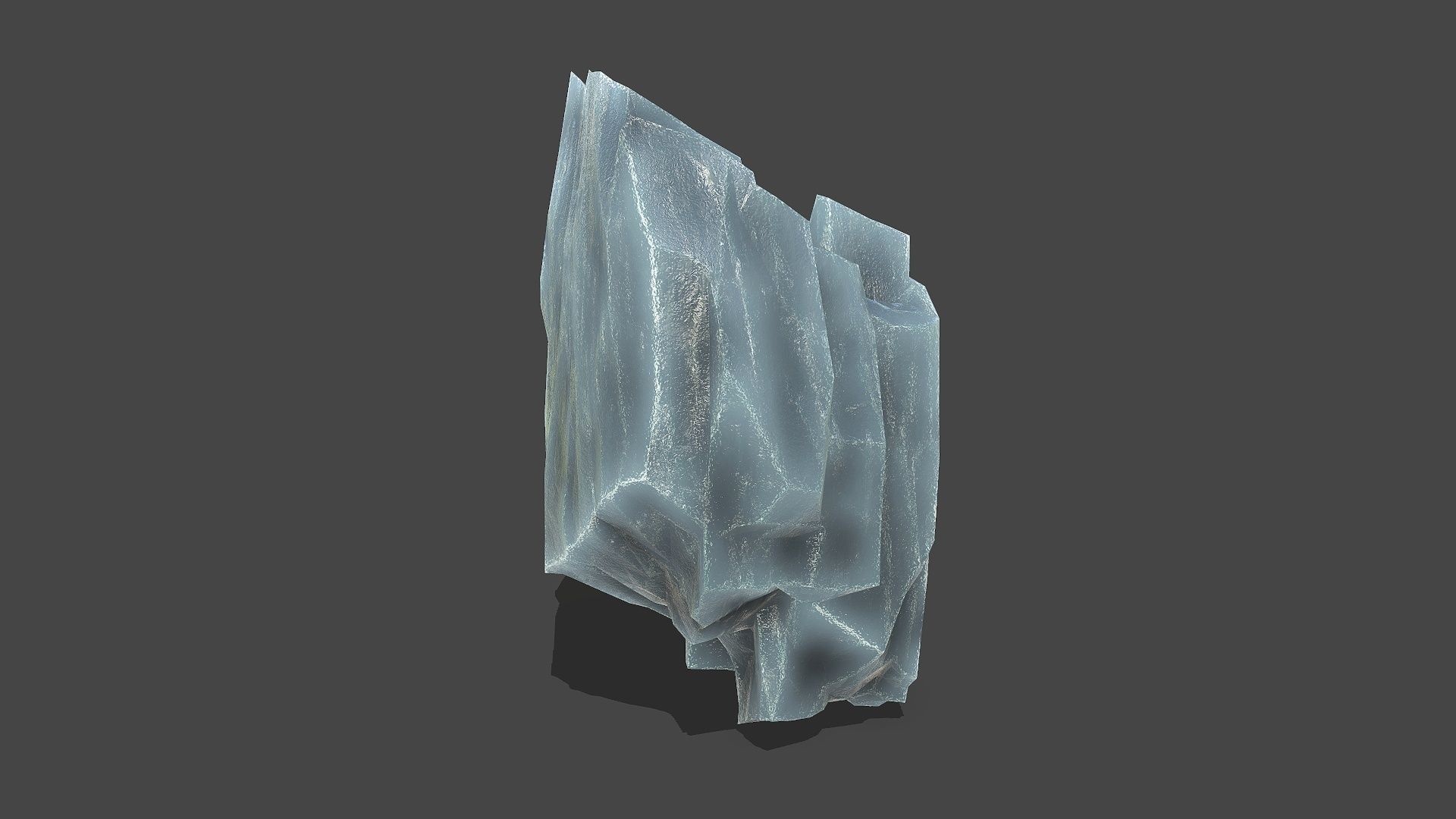ice rocks 13 Low-poly 3D model_11