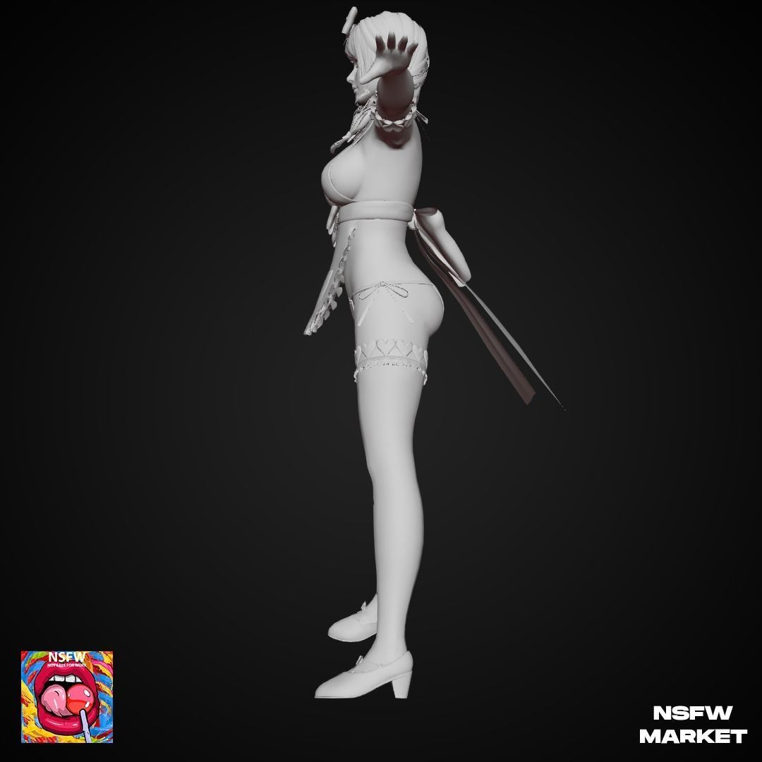 EXCLUSIVE EDITION RIGGED CHARACTER MONICA - EYES ON ME Low-poly 3D model_13