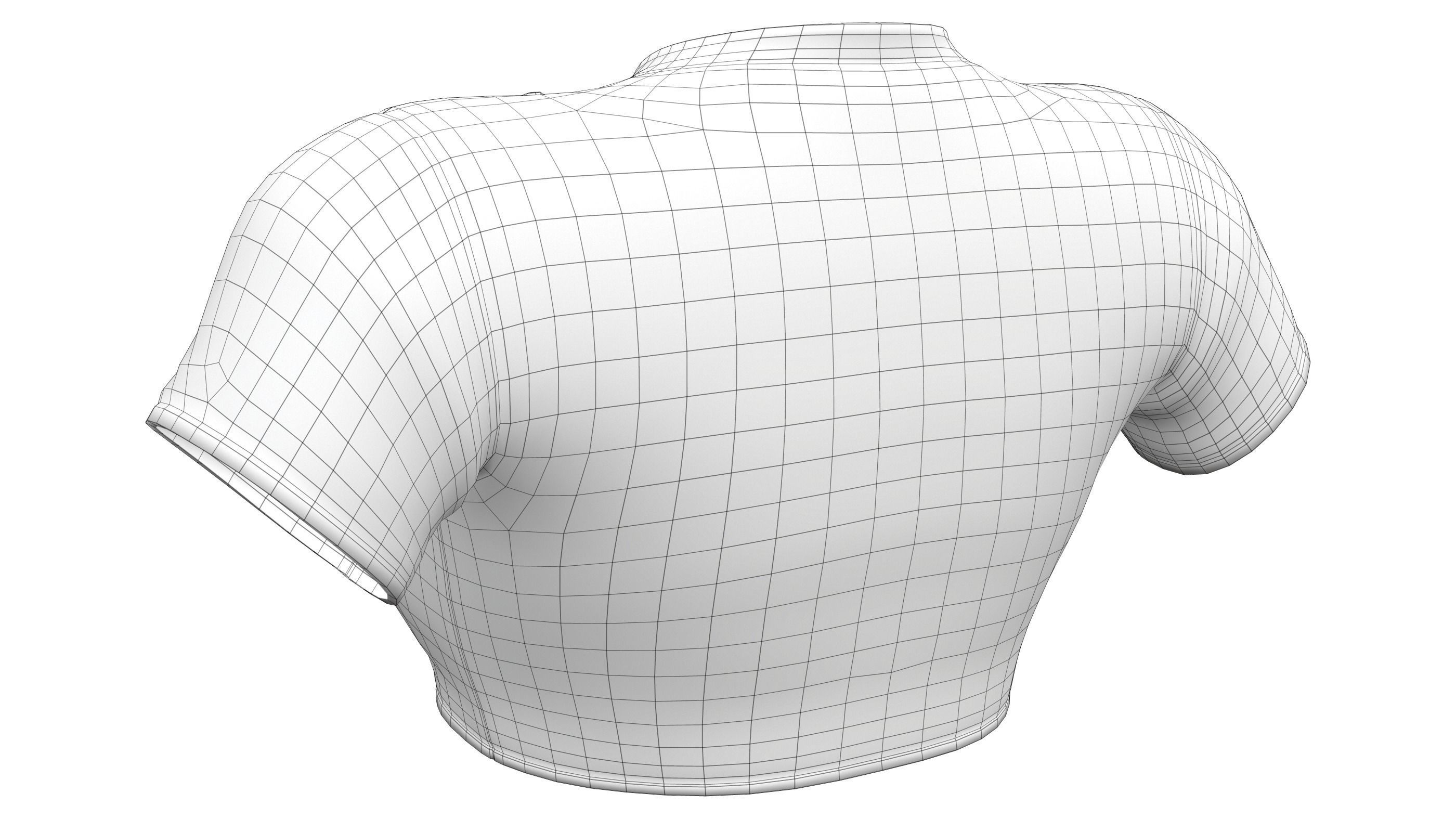 3D model Criss Cross Lace Up Cami Crop Top VR / AR / low-poly | CGTrader